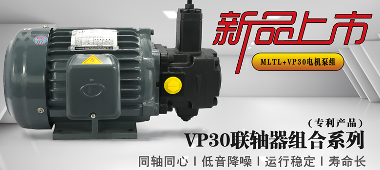 【新品上市】俊泰液压VP30单联变量叶片泵，联轴器组合系列新创意！